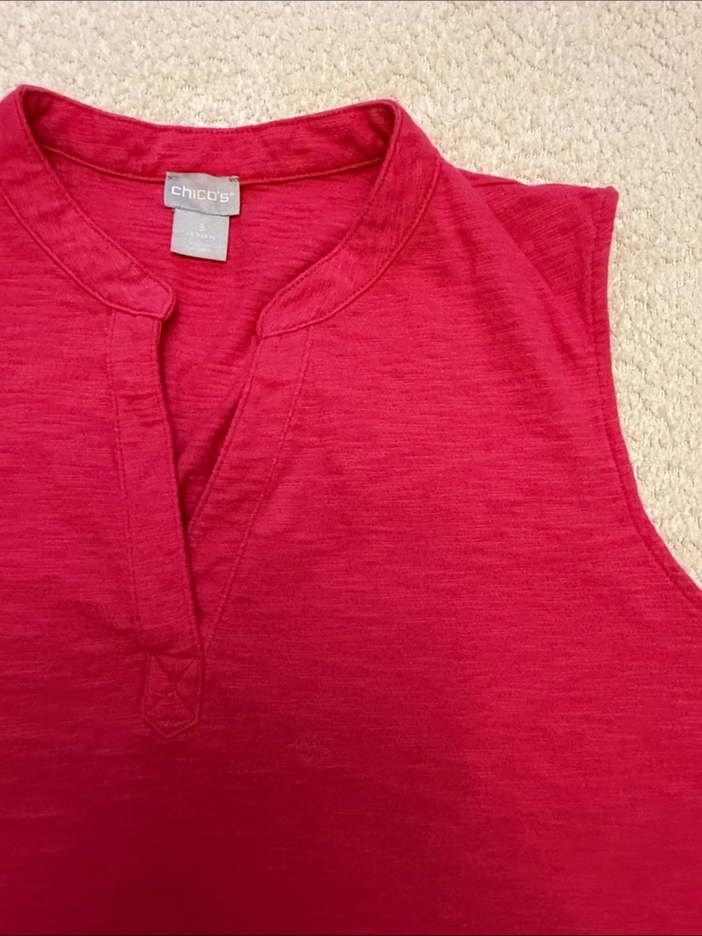 Chico's Vibrant Orange and Pink Sleeveless Tank Tops - You Get BOTH! - size XL - Picture 8 of 14